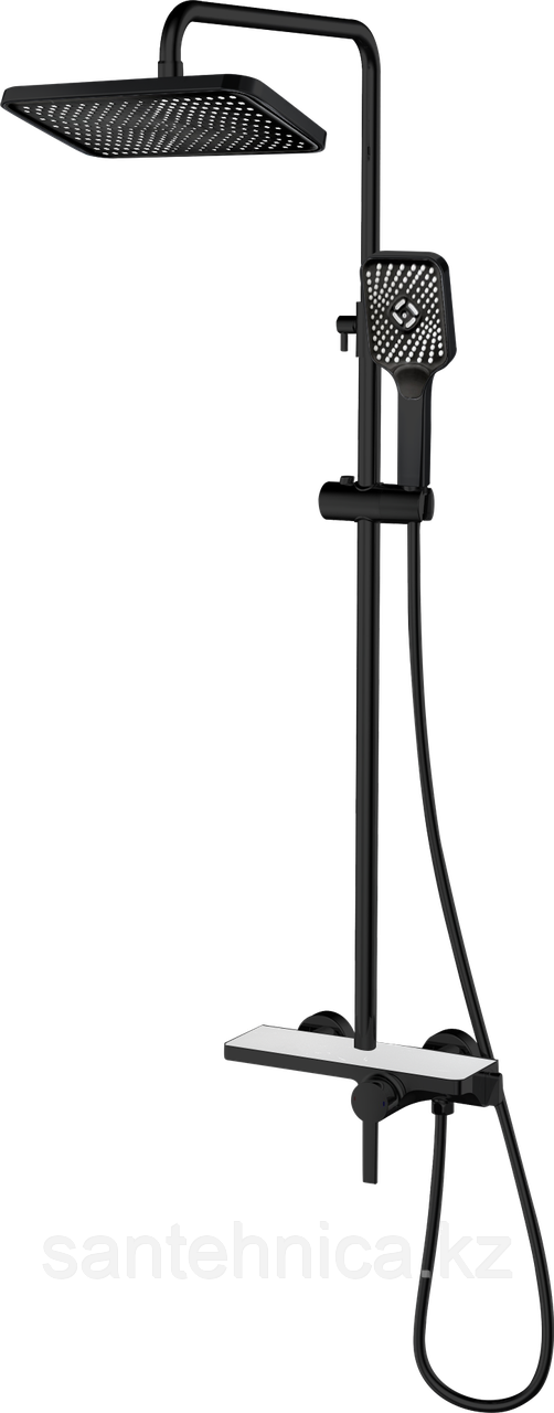 Душевая стойка Calorie CAL6637C86Q черный