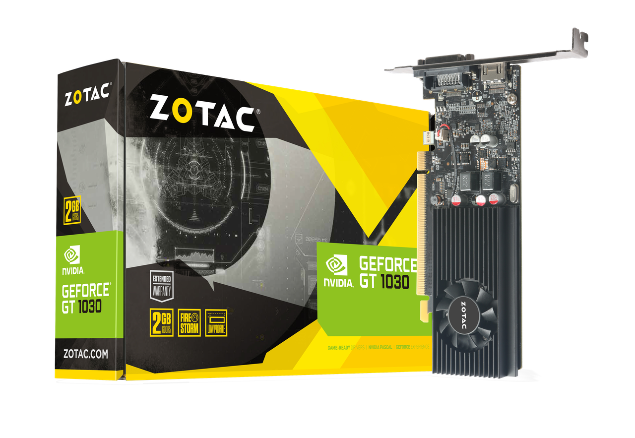 Видеокарта ZOTAC GT 1030, 2 GB (ZT-P10300A-10L)
