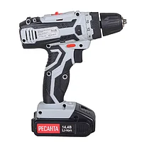 Дрель-шуруповерт аккумуляторная, Ресанта ДА-14-2ЛК