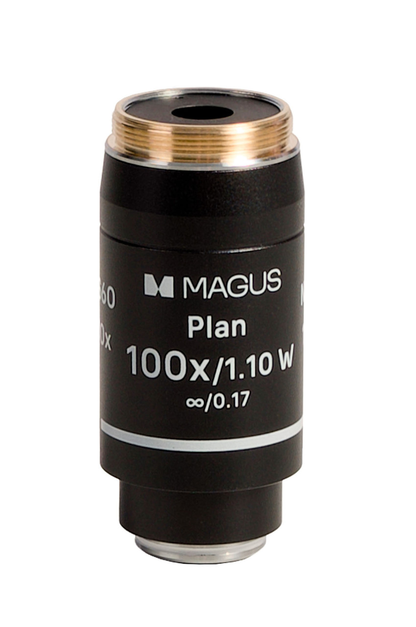 Объектив MAGUS 100PL60 W Plan 100х/1,10 ви ∞/0,17 H60 мм, фото 1