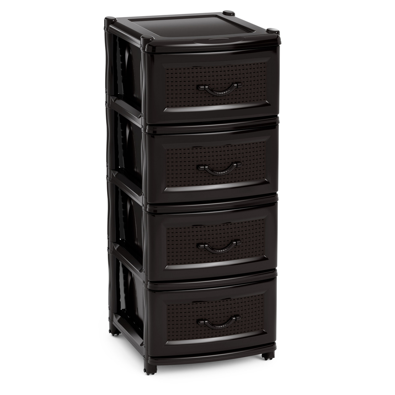 Пластиковый комод 4х-секц. "Эконом" Альтернатива пласт, фото 1