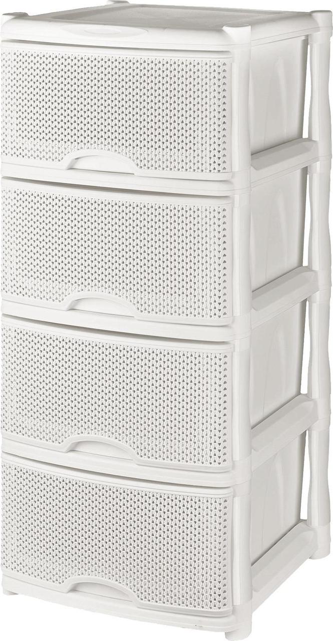 Пластиковый комод 4х-секц. Keeplex Ajur Пластик Репаблик, фото 1