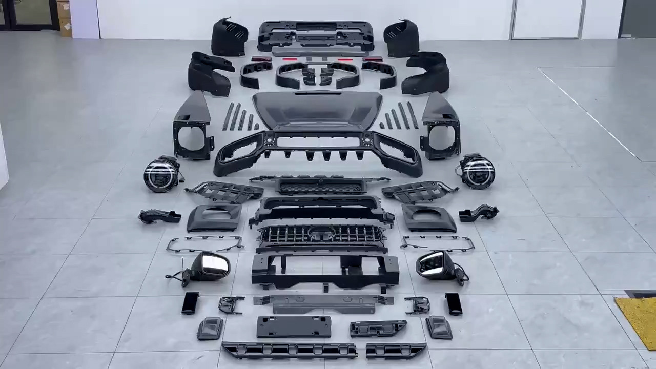 Обвес переделка из Mercedes-Benz W463A (W464) 2020-2024 в Mercedes-Benz W465 G63 AMG 2025 G-class Гелик Обвес - фото 1 - id-p125449403