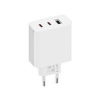 Зарядное устройство, Xiaomi, 67W GaN Charger 2C1A EU, BHR7493EU/A07ZMEU, 53×28×91.1 mm, Type A* 1/Ty