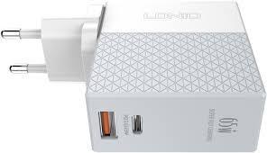 Универсальное зарядное устройство, LDNIO, A2620C, 65W, Быстрая зарядка, 1*USB Type-C/65W/5V/3A, 1*US