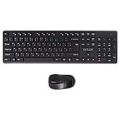 Комплект Клавиатура + Мышь Delux DLD-1505OGB