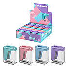 Точилка пластиковая ErichKrause City Mini, Pastel, с контейнером, ассорти (в коробке-дисплее по 28 ш, фото 2