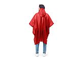 Пончо Hawaii c чехлом унисекс, красный, фото 3