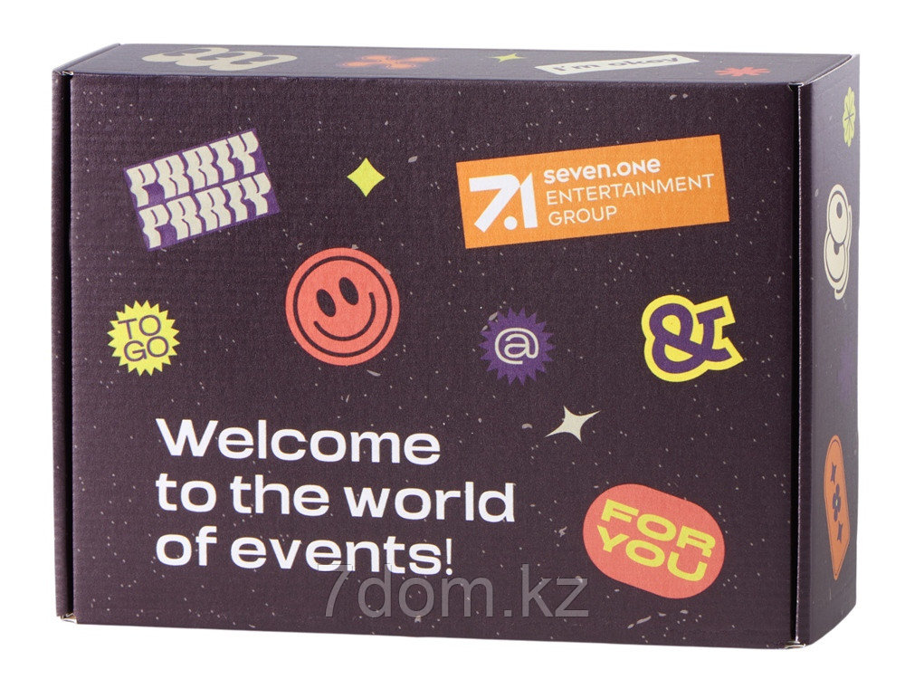 Коробка подарочная Zand M, белый (уф на вылет), фото 1