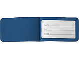 Багажная бирка Favor на силиконовой петле, синий, фото 3