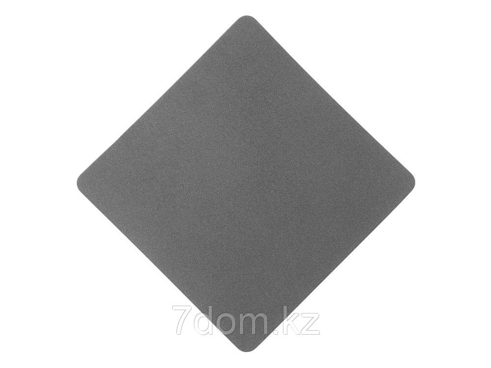 ПАТЧ РОМБ nubuk (серый) 7,6 х 7,6 см, фото 1