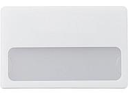 Бейдж с загибушкой(литой) 90х60мм, белый