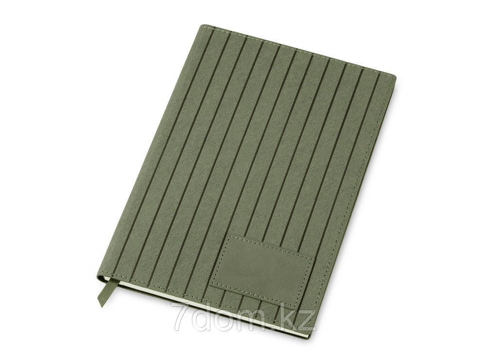 Блокнот А5 Bradbury, гибкая обложка, 80 листов 80 гр/м2 FSC бумага, оливковый, фото 1