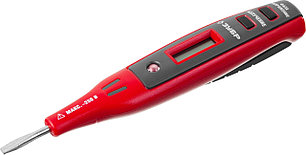 ЗУБР MX-100, DC 100 - 220 В, DC 12 - 36 В, поиск электромагнитного излучения, электрический пробник (45240)