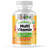 Органические детские мультивитаминные жевательные конфеты