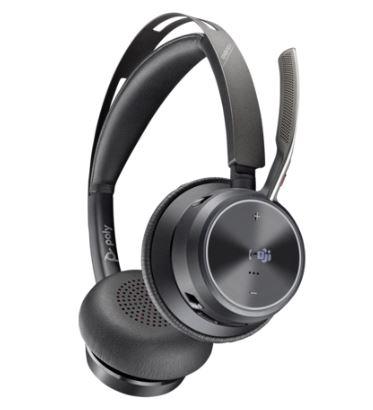 Наушники Poly Voyager Focus 2 Microsoft Teams Certified USB-C-C Headset +USB-C/A Adapter +Charging Stand