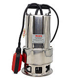 Дренажный насос Ресанта НД-15500Н/35 (1100Вт | макс напор 10м | 15500л/чаc | грязная вода | диаметр час – 35мм, 1.5“| нерж. сталь), фото 3