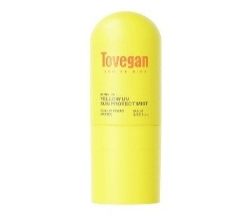 Tovegan Colorfood Series Yellow UV Sun Protect Mist SPF50+ PA+++ 60ml, фото 1