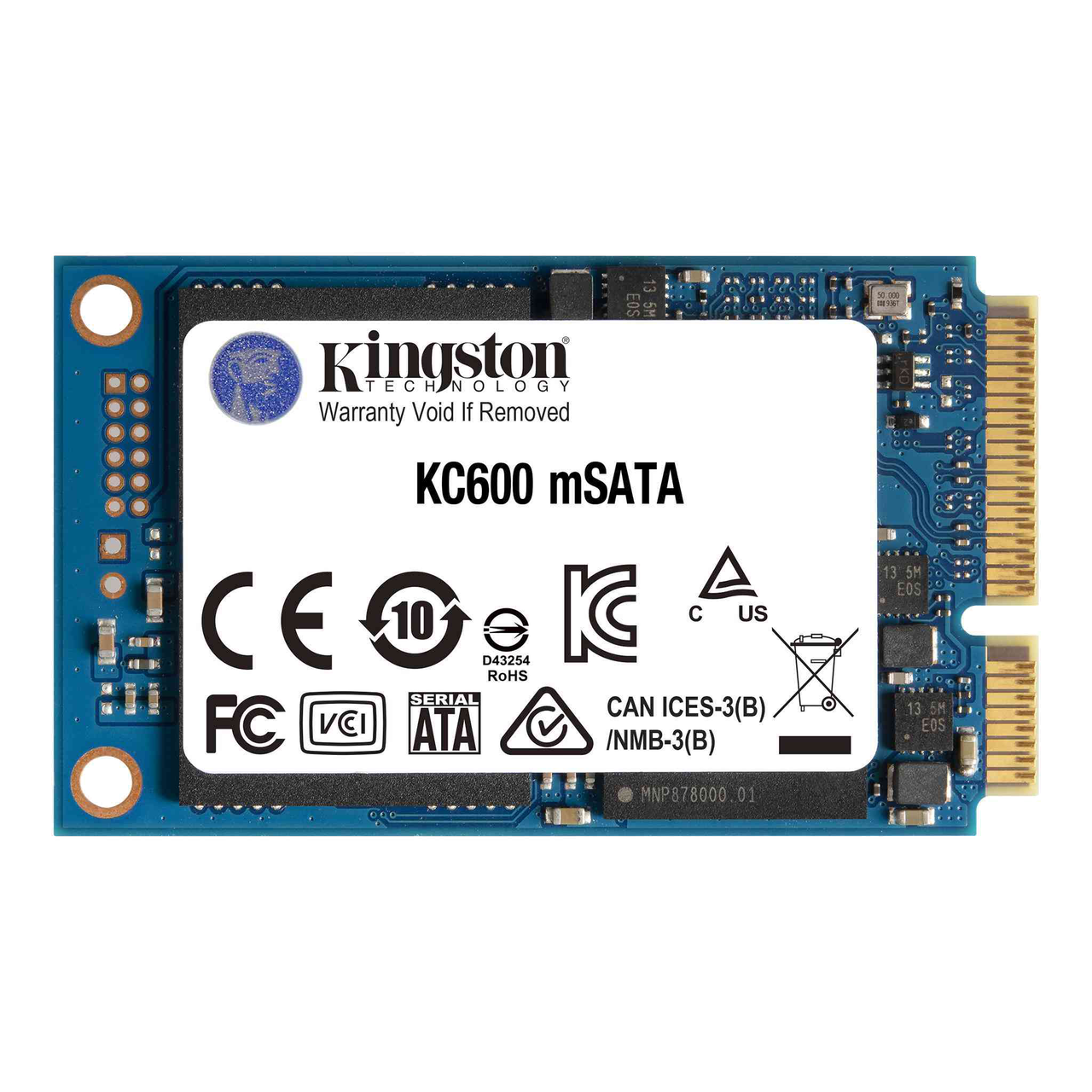 Твердотельный накопитель SSD Kingston SKC600MS/512G mSATA