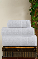 Полотенце, махровое, из 100% хлопка, белое, 2 размера.