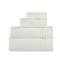 Полотенце, махровое, из 100% хлопка, белое, 3 размера.