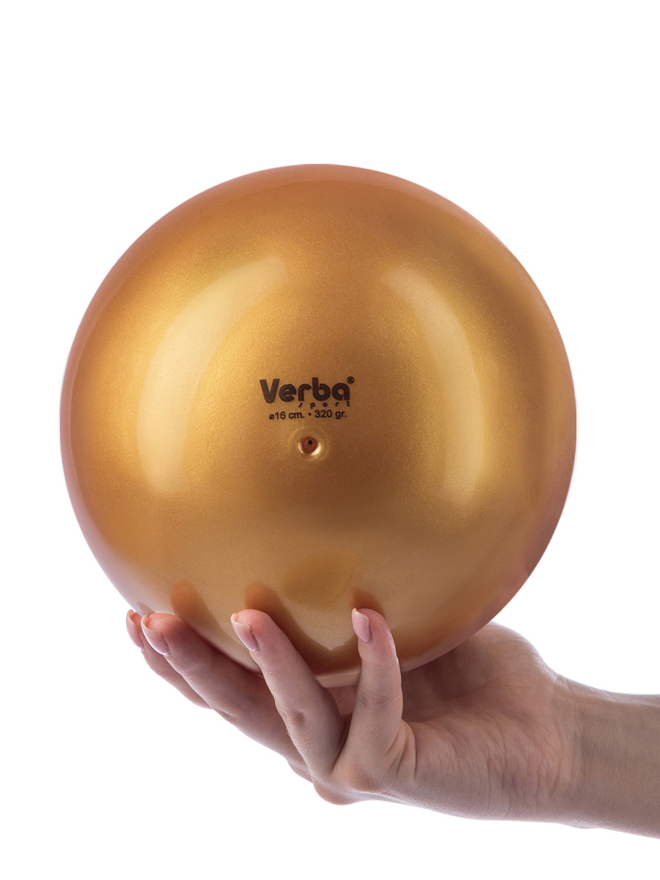 Мяч Verba Sport 16см. металлик