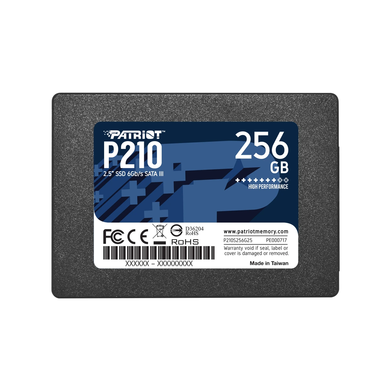 Твердотельный накопитель SSD Patriot P210 1TB (P210S1TB25)