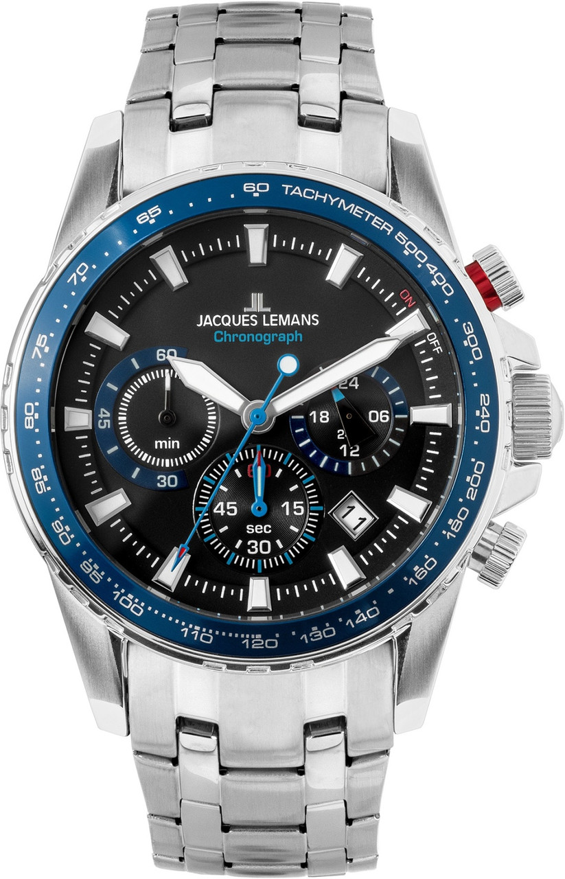 Кварцевые JACQUES LEMANS 1-2099E сталь