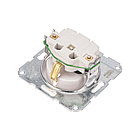 DEA Розетка 1-ая керамика с/з с/у 16А мех. Бел KRANZ, фото 3