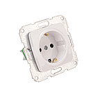 DEA Розетка 1-ая керамика с/з с/у 16А мех. Бел KRANZ, фото 5