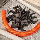 Крепеж-клипса для трубы ø32мм, черная (100 шт/уп) REXANT, фото 3