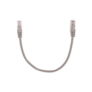 Патч-корд U/UTP, CAT 5e, RJ45-RJ45, 26AWG, LSZH, серый, 0,3м REXANT