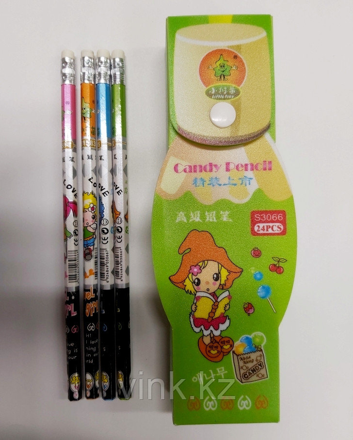Карандаши простые 24 штуки, фото 1