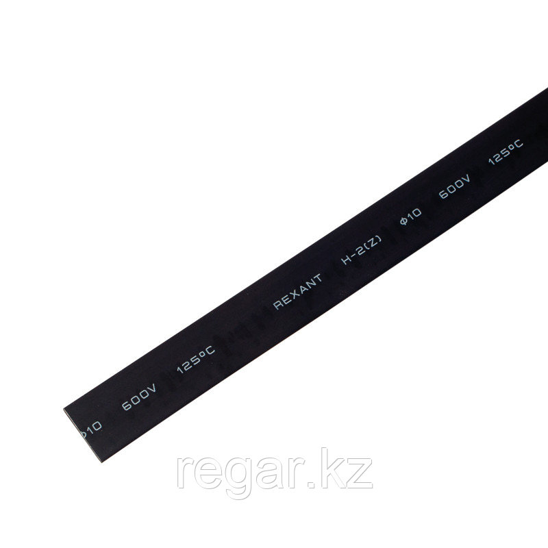 Трубка термоусаживаемая ТУТ нг 9,0/4,5мм, черная, упаковка 50 шт. по 1м REXANT, фото 1