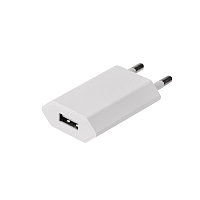 Сетевое зарядное устройство USB, 5V, 1 A, белое REXANT
