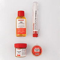 Набор К4 для пайки универсальный (припой, канифоль, паяльный жир, флюс СКФ) REXANT