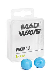 Беруши Mad Wave силиконовые Waxball blue