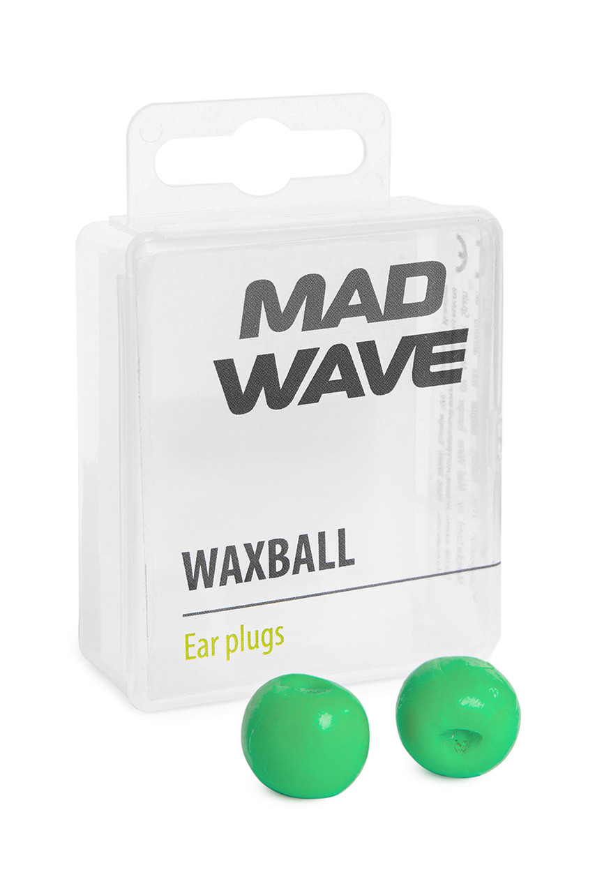 Беруши Mad Wave силиконовые Waxball green, фото 1