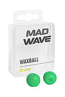 Беруши Mad Wave силиконовые Waxball green