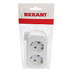 Колодка 2 гнезда с заземлением REXANT, фото 9