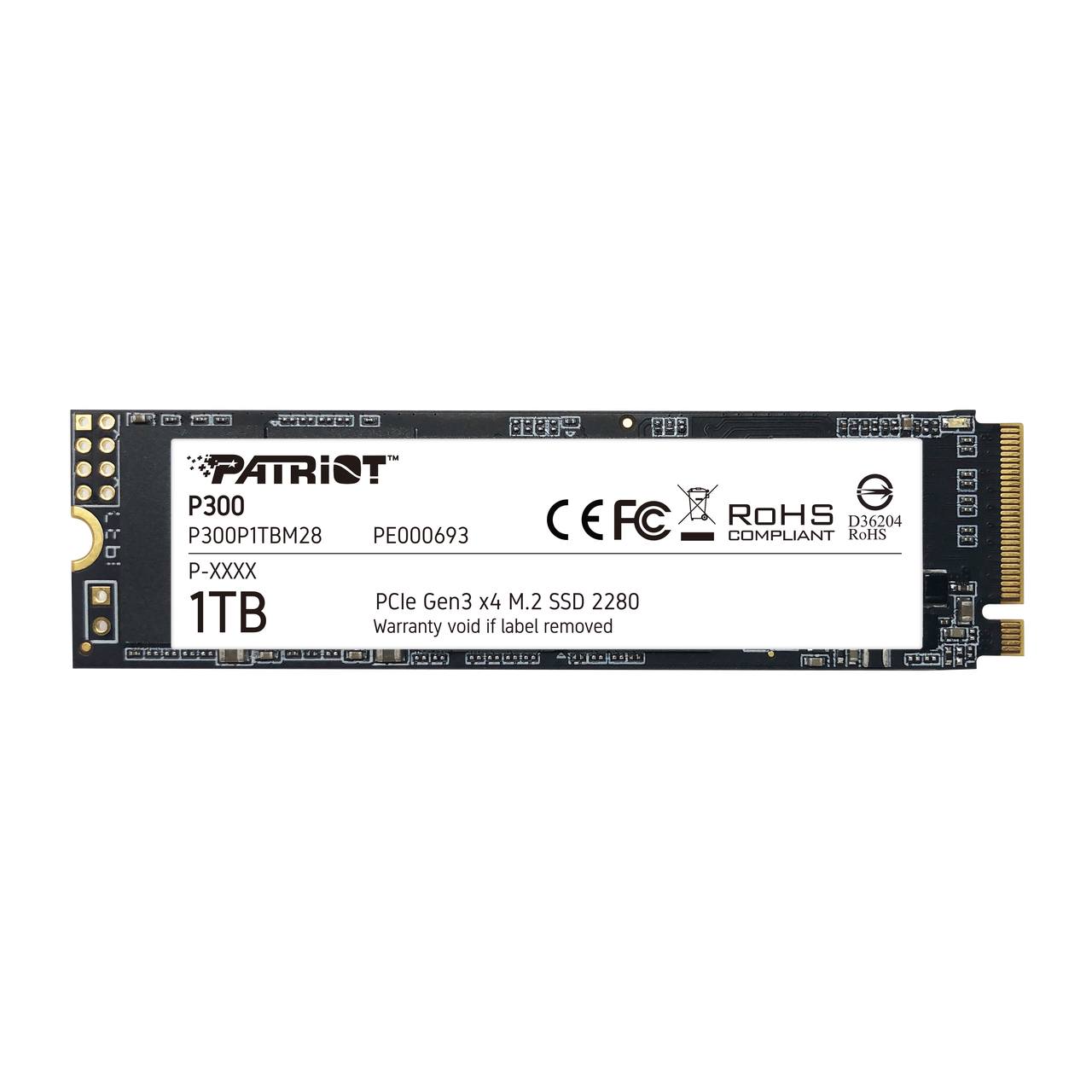 Твердотельный накопитель SSD Patriot P300 1TB (P300P1TBM28)