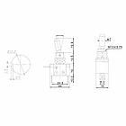 Тумблер 12V 20А (3c) ON-OFF однополюсный с красной LED подсветкой (ASW-07D) REXANT, фото 2