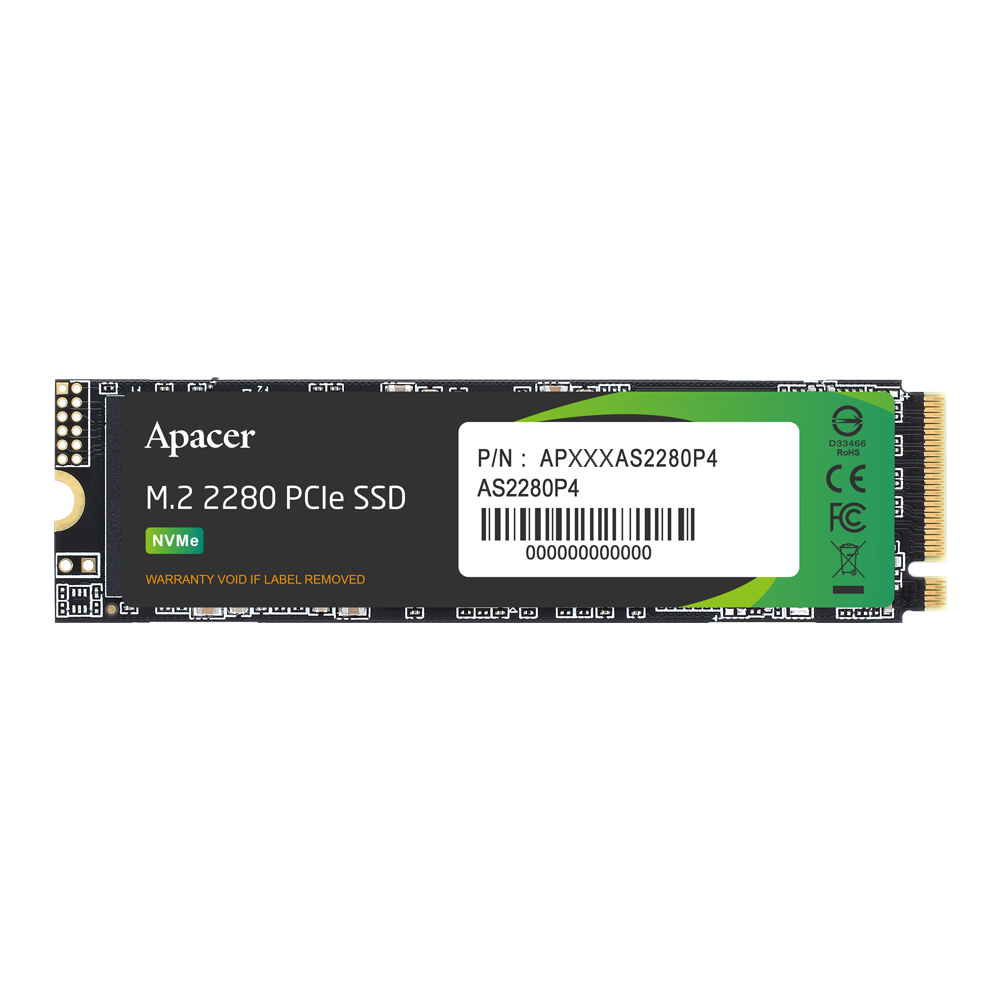 Твердотельный накопитель SSD Apacer AS2280P4 256GB M.2 PCIe (AP256GAS2280P4-1)