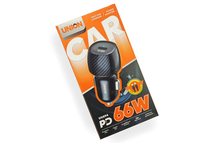 Зарядное устройство UNION UN894 (PD, кабель Ios), фото 1