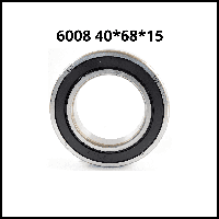 Подшипник шариковый 6008 (40×68×15 мм), для бетономешалки, опора барабана/приводного вала
