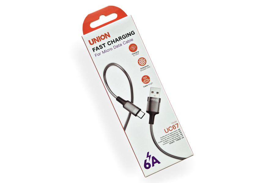Кабель UNION UC67T (type-c), фото 1