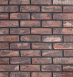 Кирпич лицевой ручной формовки полнотелый ПЕТРОВСКИЙ ШТАНДАРТ чёрно-красный WDF, фото 2