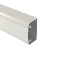 Алюминиевый кабель-канал 90х50 мм (с 1 крышкой), цвет белый (19599)