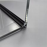 Угловой опорный профиль 90° для стекла 8 мм. | 2500 мм.| FGD-7675 BL | Черный, фото 3
