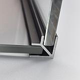 Угловой опорный профиль 90° для стекла 8 мм. | 2500 мм.| FGD-7675 BL | Черный, фото 4
